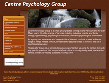 Tablet Screenshot of centrepsychology.com